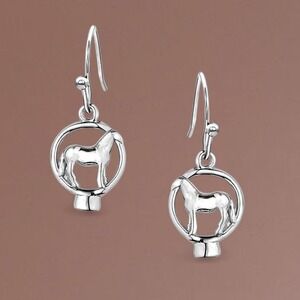 Montana Silversmiths Earrings Women's Horses Of The World AQHA ~ NEW!